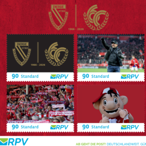 4er-Schmuckbogen 60 Jahre FC Energie Cottbus